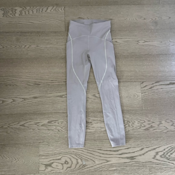 Like New | Lululemon Power Thru High-Rise Crop Leggings Pants | Size 4 - Picture 3 of 8